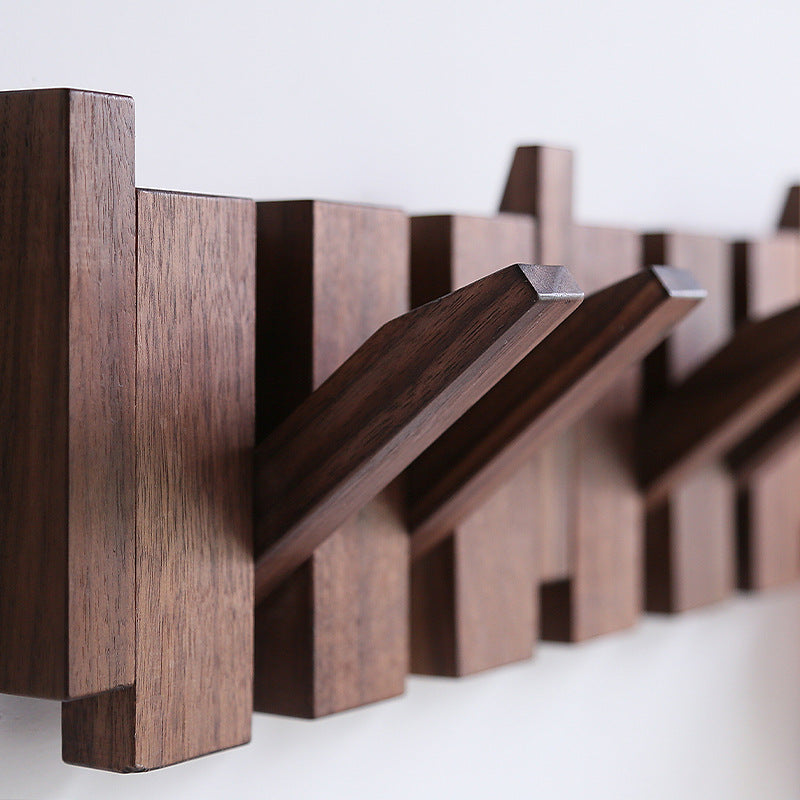Piano Key Wall Coat Rack | Wood | 4–12 Hooks