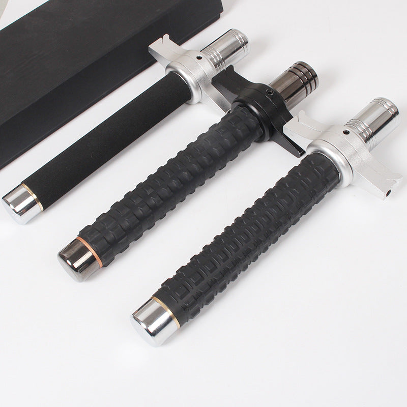 Collapsible Three-Section Steel Self-Defense Baton