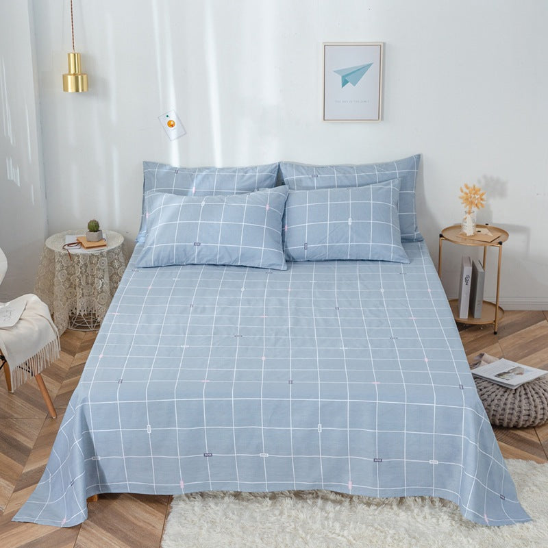 New Cotton Cartoon Bedding Set for Students and Kids
