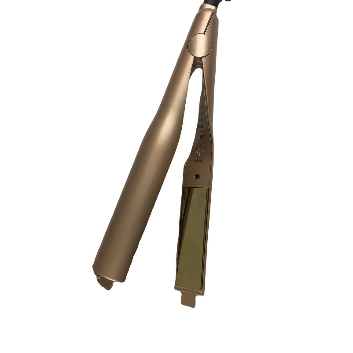 Gold Dual-Use Hair Straightener with 5 Heat Settings