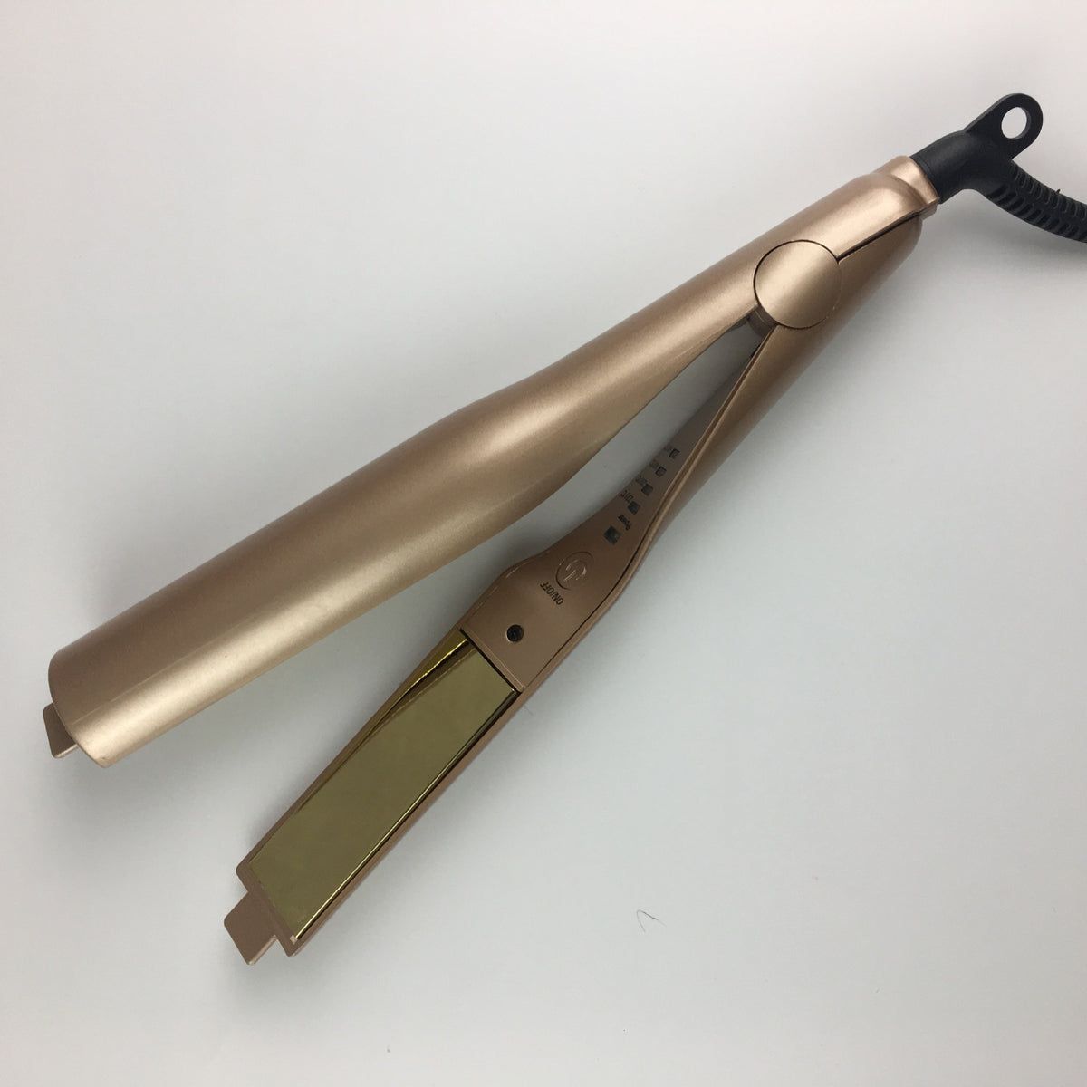 Gold Dual-Use Hair Straightener with 5 Heat Settings