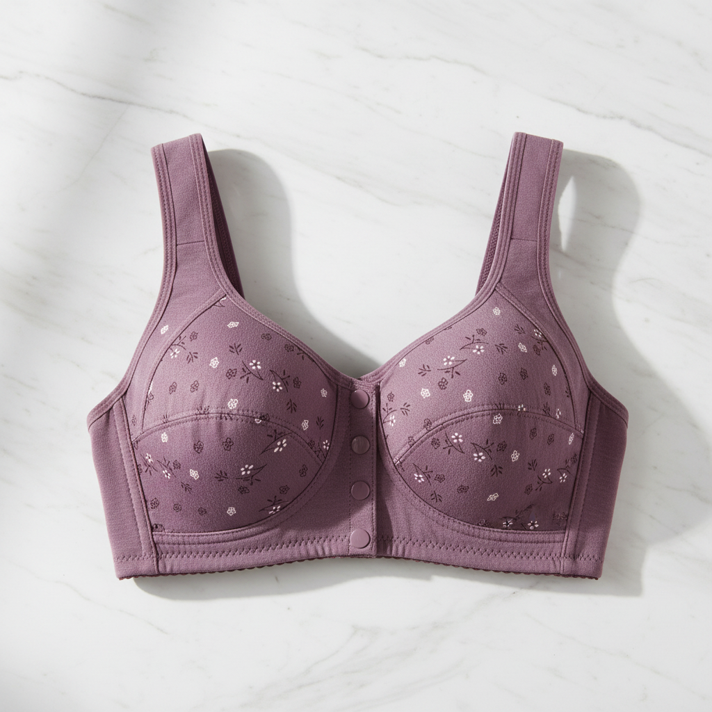 Breathable Front-Closure Plus Size Bra