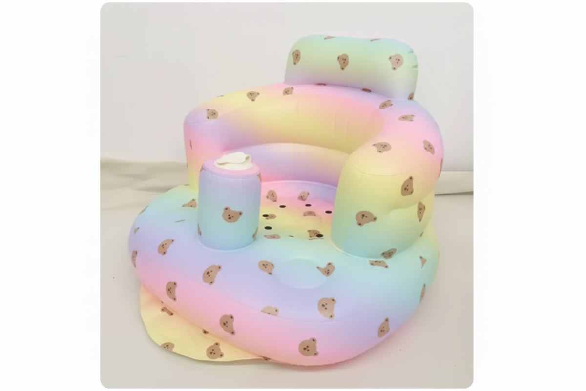 Inflatable Baby Chair for Dining & Bath